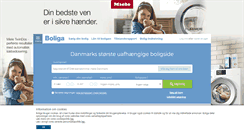 Desktop Screenshot of boliga.dk