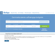 Tablet Screenshot of boliga.dk